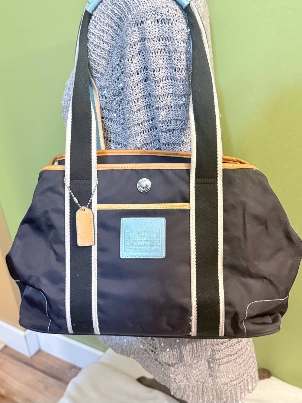 Coach Hampton Nylon Tote